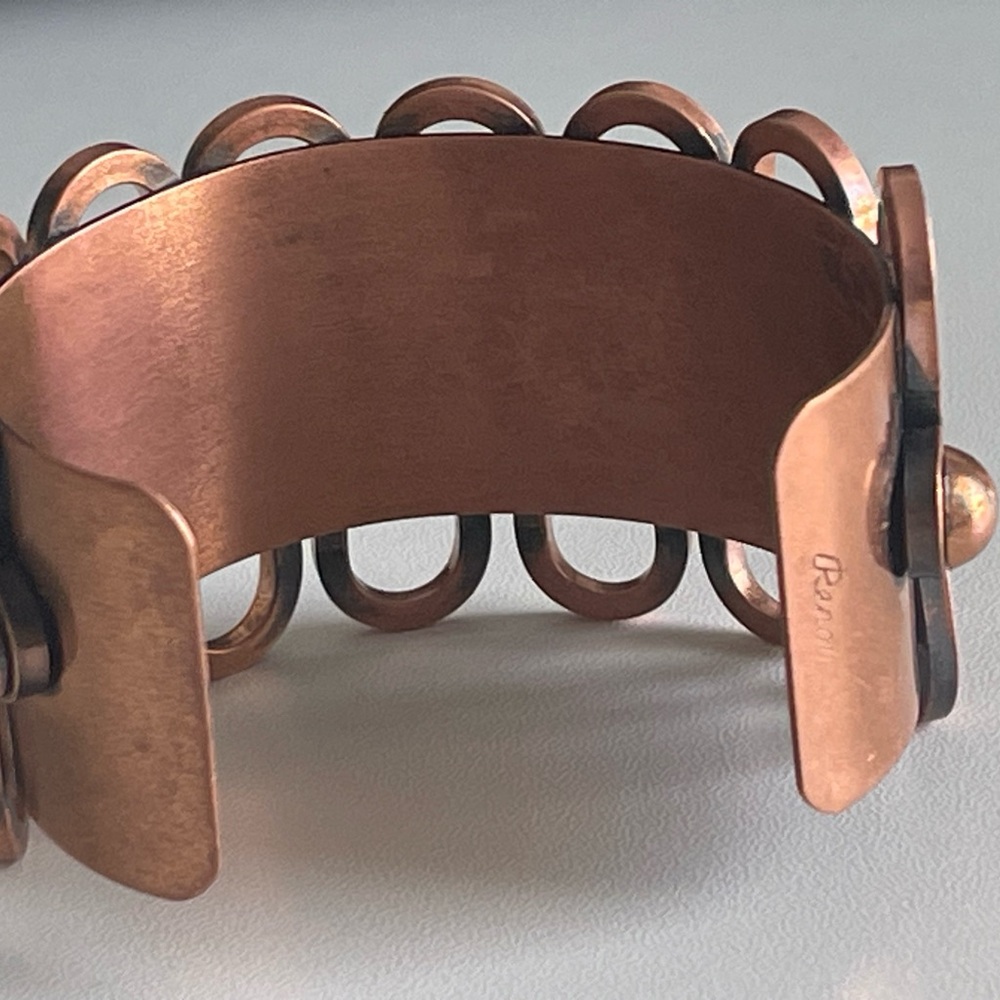 Elegant Copper Bracelet Solid Heavy Bracelet - image 3